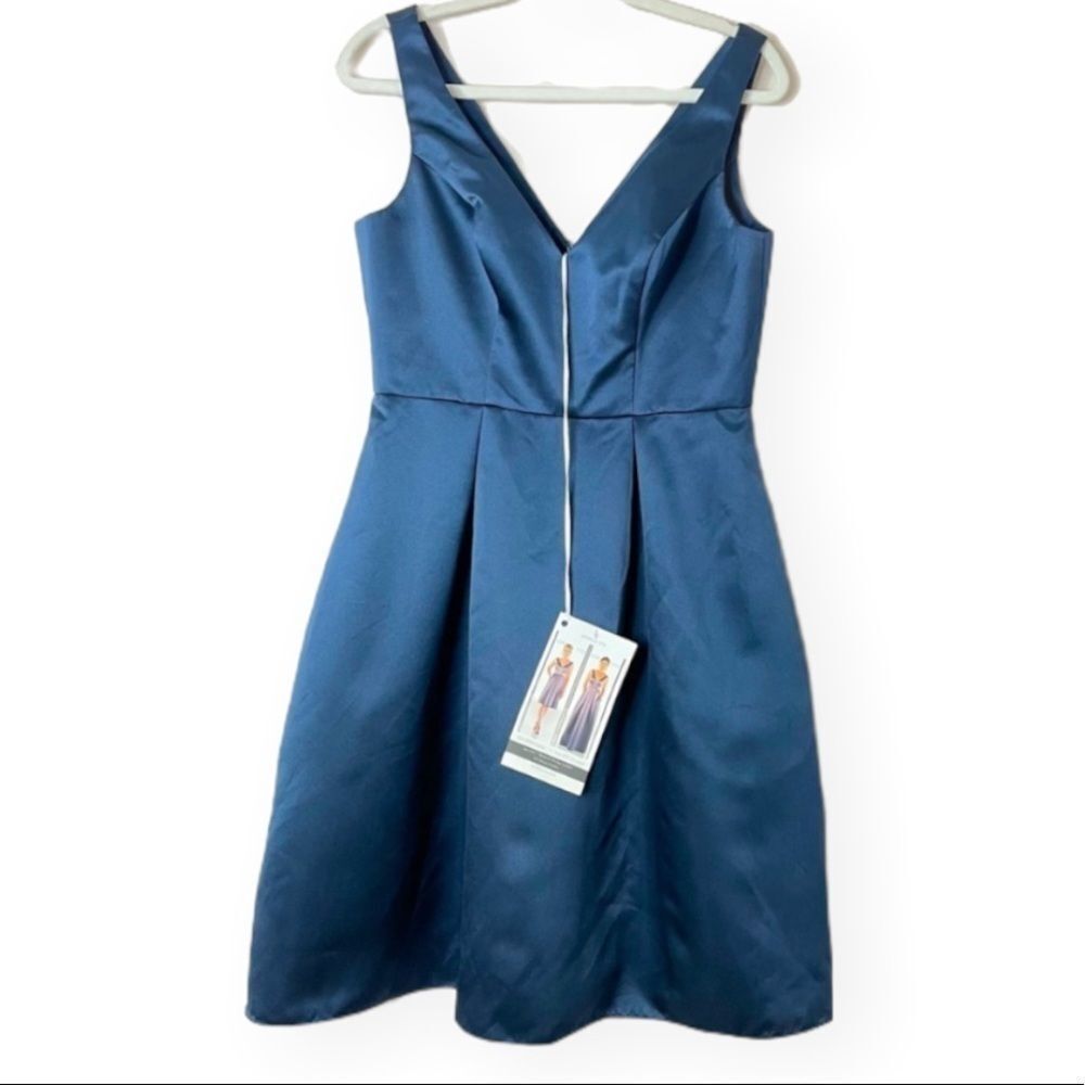 SORELLA VITA Bridesmaids navy dress cocktail Wedding Evening Night Out 8720